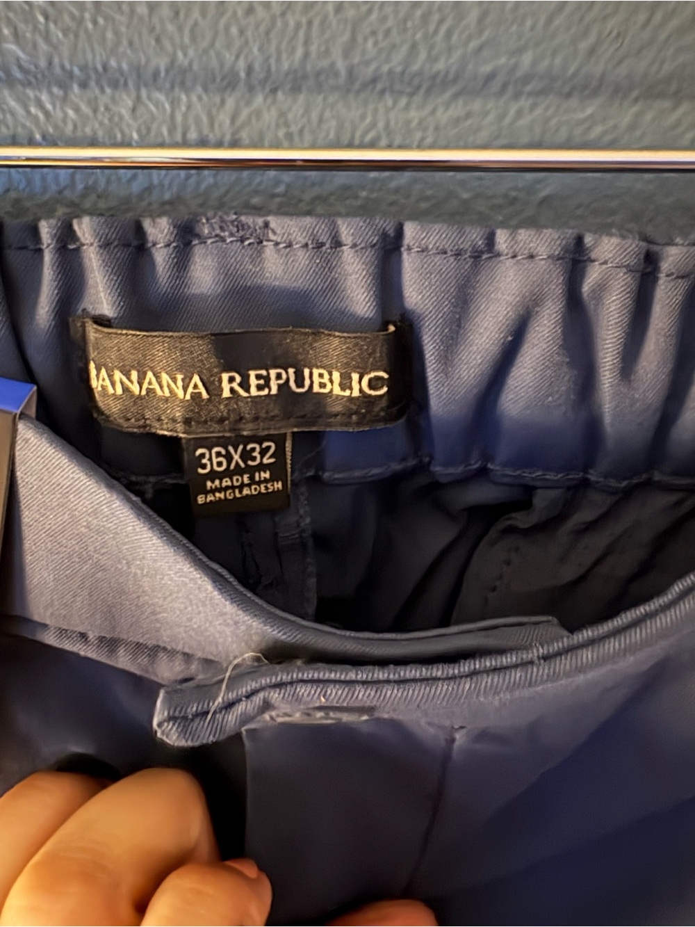 Banana Republic Men's Navy Dress Pants 36/32 BRAND NEW - Picture 3 of 4